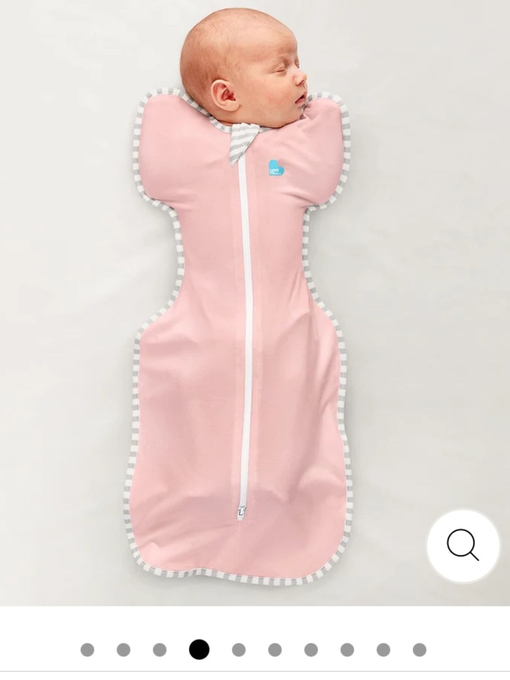 Love to Dream Pink Swaddle Up Original newborn